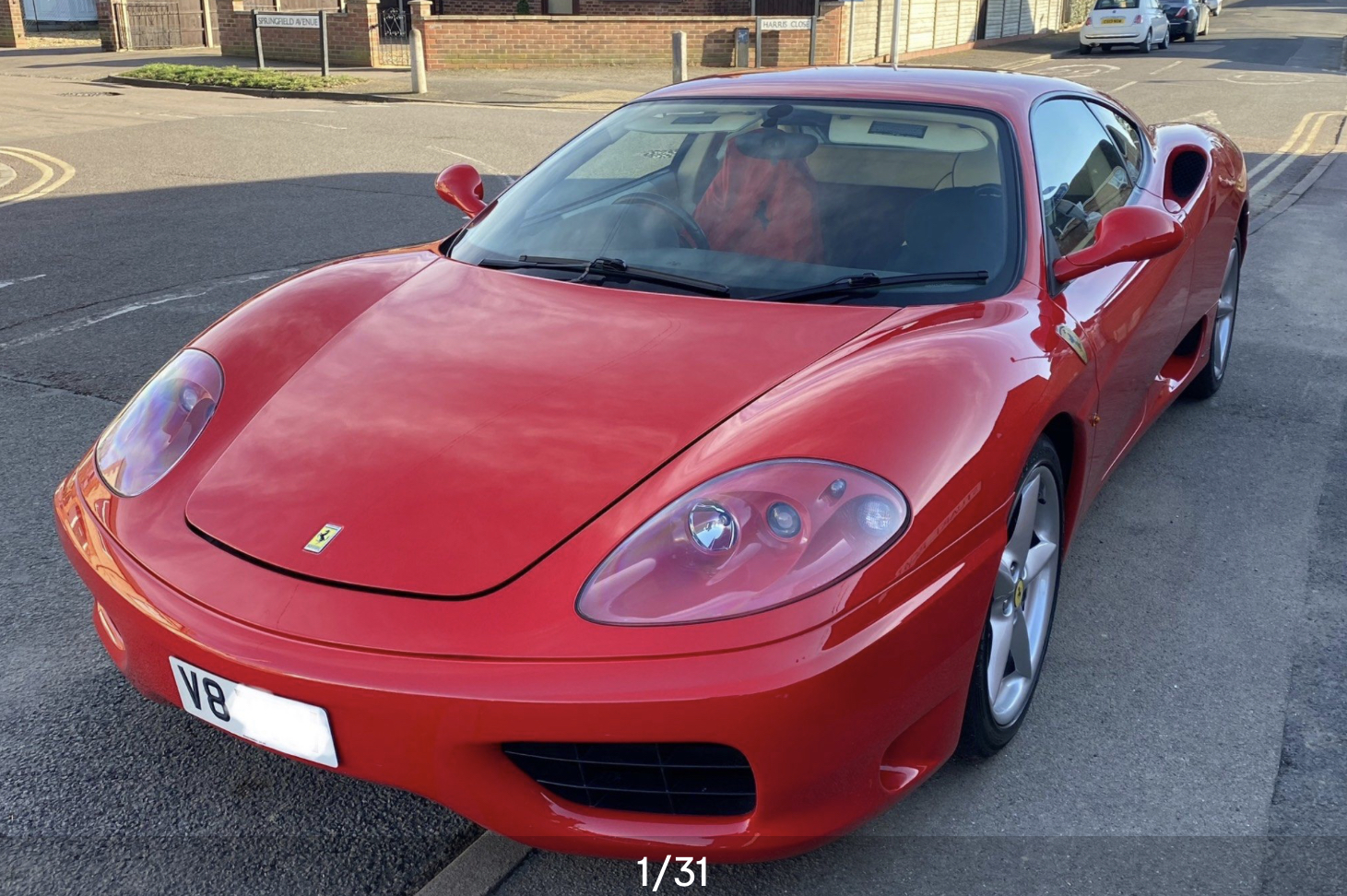 Ferrari 360 Modena/Modena V8, 3.6cc, F1/Manual 6-spd 2dr Low mileage ...